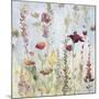 Rain Shower Garden-Lora Gold-Mounted Art Print