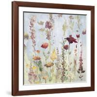 Rain Shower Garden-Lora Gold-Framed Art Print