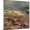 Rain Shower in a Bog in Norway-Eugen Bracht-Mounted Art Print