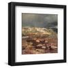 Rain Shower in a Bog in Norway-Eugen Bracht-Framed Art Print