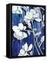 Rain Song Flowers in Royal 2-Megan Swartz-Framed Stretched Canvas