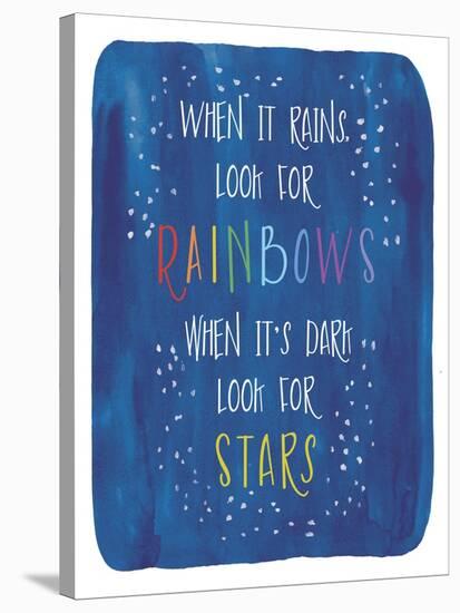 Rain-Stars-Erin Clark-Stretched Canvas