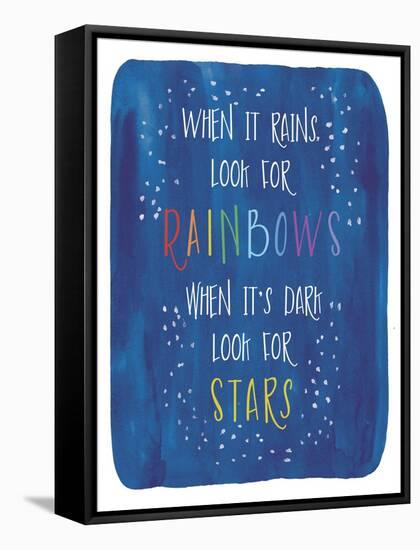 Rain-Stars-Erin Clark-Framed Stretched Canvas