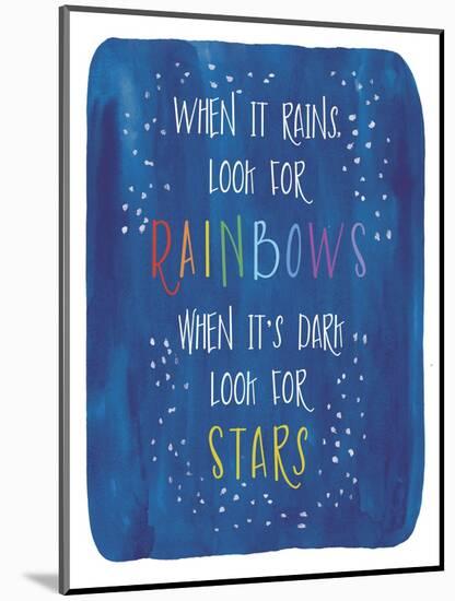 Rain-Stars-Erin Clark-Mounted Giclee Print