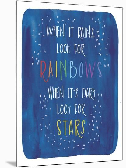 Rain-Stars-Erin Clark-Mounted Giclee Print