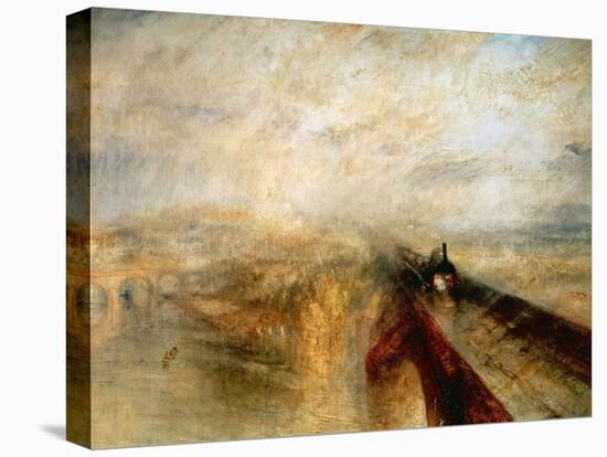 Rain, Steam And Speed "The Great Western Railway" 1844-JMW Turner-Stretched Canvas