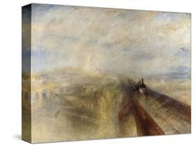 Rain, Steam, and Speed, the Great Western Railway, 1844-JMW Turner-Stretched Canvas