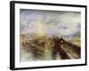 Rain, Steam and Speed - the Great Western Railway, C1844-J. M. W. Turner-Framed Giclee Print