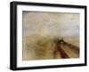 Rain Steam and Speed, the Great Western Railway, Painted Before 1844-J. M. W. Turner-Framed Giclee Print