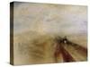 Rain Steam and Speed, the Great Western Railway, Painted Before 1844-J. M. W. Turner-Stretched Canvas