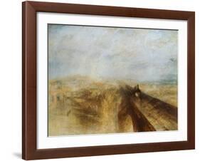 Rain, Steam and Speed-J M W Turner-Framed Art Print