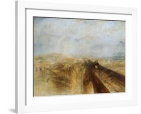 Rain, Steam and Speed-J M W Turner-Framed Art Print