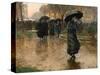 Rain Storm, Union Square, 1890-Childe Hassam-Stretched Canvas