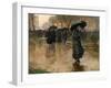 Rain Storm, Union Square, 1890-Childe Hassam-Framed Premium Giclee Print