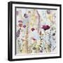 Rain Y Day Garden-Lora Gold-Framed Art Print