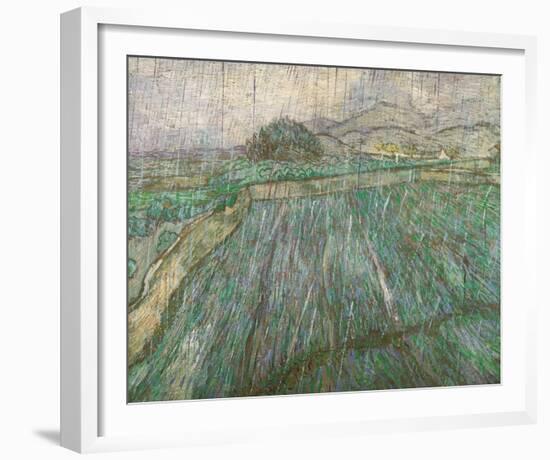 Rain-Vincent Van Gogh-Framed Giclee Print