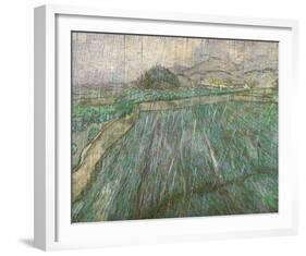 Rain-Vincent Van Gogh-Framed Giclee Print