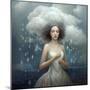 Rain-Sasha-Mounted Giclee Print