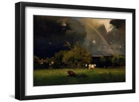 Rainbow, 1878-1879-George Inness-Framed Giclee Print