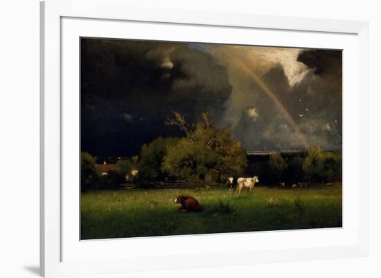 Rainbow, 1878-1879-George Inness-Framed Giclee Print