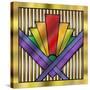 Rainbow 3-Art Deco Designs-Stretched Canvas