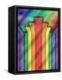 Rainbow 4-Art Deco Designs-Framed Stretched Canvas