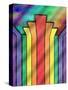 Rainbow 4-Art Deco Designs-Stretched Canvas