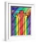 Rainbow 4-Art Deco Designs-Framed Giclee Print