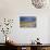 Rainbow Above Rocky Beach and Small Boat-null-Photographic Print displayed on a wall