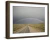 Rainbow Above the Pampas and Highway, Argentina, South America-Colin Brynn-Framed Photographic Print