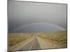 Rainbow Above the Pampas and Highway, Argentina, South America-Colin Brynn-Mounted Photographic Print