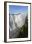 Rainbow above Victoria Falls, Mosi-Oa-Tunya National Park, Zambia-Paul Souders-Framed Photographic Print