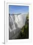 Rainbow above Victoria Falls, Mosi-Oa-Tunya National Park, Zambia-Paul Souders-Framed Photographic Print