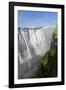 Rainbow above Victoria Falls, Mosi-Oa-Tunya National Park, Zambia-Paul Souders-Framed Photographic Print