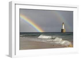 Rainbow And a Lighthouse-Duncan Shaw-Framed Photographic Print