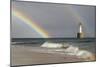 Rainbow And a Lighthouse-Duncan Shaw-Mounted Photographic Print