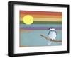 Rainbow And Bird-Tammy Kushnir-Framed Giclee Print