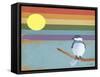 Rainbow And Bird-Tammy Kushnir-Framed Stretched Canvas