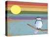 Rainbow And Bird-Tammy Kushnir-Stretched Canvas