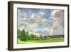 Rainbow and Heron-Robert Goldwitz-Framed Photographic Print