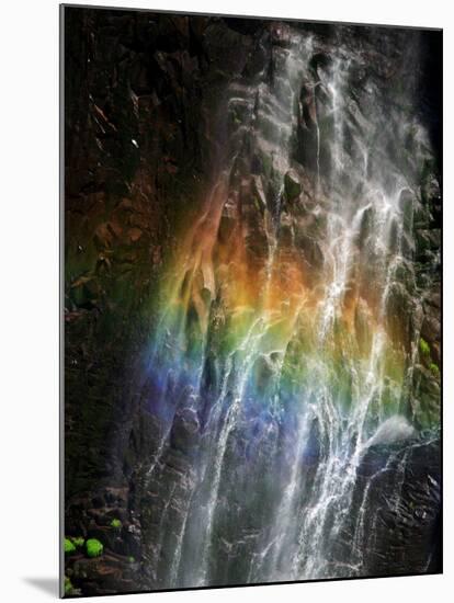 Rainbow and Water Falls-null-Mounted Photographic Print