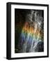 Rainbow and Water Falls-null-Framed Photographic Print