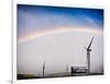 Rainbow and Windmills-Janice Sullivan-Framed Giclee Print