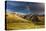 Rainbow at Sunset over Hellgate Canyon in Missoula, Montana-James White-Stretched Canvas