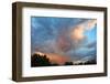 Rainbow at Sunset-pudding-Framed Photographic Print