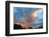 Rainbow at Sunset-pudding-Framed Photographic Print