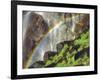 Rainbow at the Base of Bridal Veil Falls, Yosemite National Park, California, USA-Christopher Talbot Frank-Framed Photographic Print