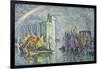 Rainbow at the Port of La Rochelle; Arc-En-Ciel, La Rochelle, Le Port, 1912-Paul Signac-Framed Giclee Print