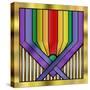 Rainbow Base-Art Deco Designs-Stretched Canvas