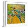 Rainbow Bee Eater-null-Framed Art Print